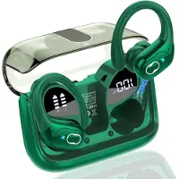LTPRTZ KI-Übersetzungs-Ohrhörer – Sprachübersetzungs-Kopfhörer – Mehrsprachige Gespräche – 3-in-1-Funktionen – 100g – Grün