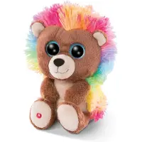 Merkloos Plüschigel - Boswell - 25 cm - Mehrfarbig - Fell mit Regenbogenmuster