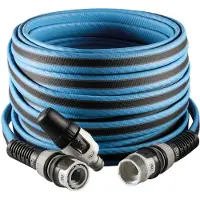Merkloos Gartenschlauch - Kompakt - Leicht - 15 Meter - 5/8 Zoll - Blau - Für Garten und Bewässerung
