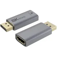 PremiumCord DisplayPort-HDMI-Adapter kportad30, 8K, DisplayPort-Stecker auf HDMI-Buchse