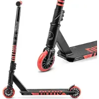 Merkloos Stunt-Scooter Freestyle-Roller - Aluminium-Deck - 100 mm Räder - ABEC 9 Lager - 3,4 kg