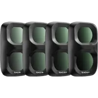 FreeWell Osmo Pocket 4P Filter – Standard-Tagesfilter – 4er-Pack – Schwarz