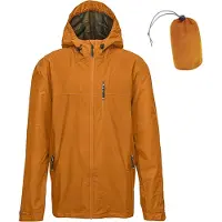 Merkloos Wasserdichte Regenjacke für Herren mit Kapuze, faltbar und leicht