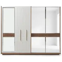 Xl Moebel Gmbh Kleiderschrank Schrank Weiss Beige Modern Elegant Stilvoll Edel