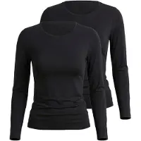 Nina von c. Unterhemd "2er Pack Langarm Shirt Seide&Modal" 2 Stück, 2 Stk.