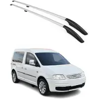 Omac Dachreling 7520933 Fahrzeugdach beidseitig für VW Caddy III Kombi (2KB, 2KJ, 2CB, 2CJ) Aluminium