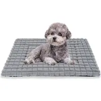 Merkloos Hundebett Hundekorb Hundekissen - Speicherschaum - Rutschfeste Unterseite - Waschbar - Für kleine bis mittelgroße Hunde - Kuscheliges Plüschmaterial