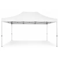 Ambitent Ersatzdach für Faltpavillon ALU 3x4,5 m – PVC 450 g/m², wasserdicht, ohne Gestell - Weiß