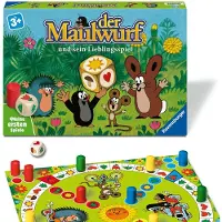 Ravensburger Maulwurf und Sein Lieblingsspiel Meine ersten Spiele Kinderspiele Spiele ab 3 Jahren für 2-4 Spieler Geschenk für Mädchen oder Junge Neue Version