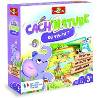 Bioviva Cach'Nature Gesellschaftsspiel für Kinder ab 3 Jahren 1 bis 4 Spieler 400190 Mehrfarbig