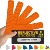 OCreon ECE104 reflektierende Folie, reflektierendes Band, Sicherheitswarnung, wasserdicht, für Autos, Motorräder, Helme, Fahrräder, hergestellt mit 3M Diamond Grade