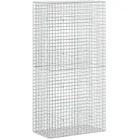 Syfax Gabione mit 3,5 mm Draht und 5x5 cm Maschen 100x50x200 cm