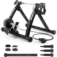 SURIGHT Fahrradtrainer aus Stahl – 6 Widerstandsstufen – Zusammenklappbar – Max. Gewicht: 150 kg
