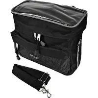 Basil Fahrradtasche, 8 Liter Fassungsvermögen - Schwarz - 26 x 13 x 23 cm