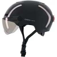Merkloos Cosmo Connected - Cosmo Fusion - Intelligenter Fahrrad- und Rollerhelm mit Visier, Erwachsenengröße - Blinker, automatische Bremsleuchte, Fahrtaufzeichnung, Sturzerkennung