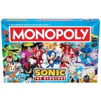 Winning Moves Monopoly Sonic Edition Monopoly Spiel für Fans Familienspiele Strategie Brettspiele Sonic 2+ Spieler ab 8+ Jahren Deutsch