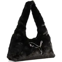 Puma Schultertasche Up Faux Fur Prism Bag Black schwarz