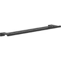 Hansgrohe AddStoris S Doppelbadetuchhalter, 41763670, Farbe: Mattschwarz