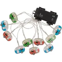 SURIGHT Lichterketten, Campingdeko, Wohnwagen, Wohnmobil – Stimmungslicht für den Außenbereich, Zelt, LED-Nachtlicht, praktisch