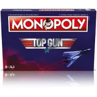 Winning Moves Monopoly Top Gun Gesellschaftsspiel für Erwachsene und Kinder Monopoly Special Edition Das beliebte Brettspiel für Fans Ab 8 Jahren für 2-6 Spieler