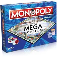 Winning Moves Monopoly Mega 2nd Edition Familienspiele Strategie Brettspiele Monopoly Mega 2nd Edition 2+ Spieler ab 8+ Jahren Deutsch