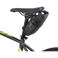Fischer Satteltasche für Mountainbikes - 1,3 Liter Fassungsvermögen - Wasserdicht - Geschweißte Nähte