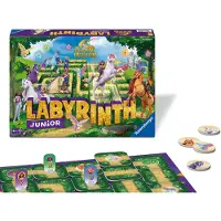 Ravensburger Academy Junior Labyrinth Familien-Klassiker für Fans der beliebten Abenteuerserie Academy für 2 bis 4 Kinder ab 4 Jahren