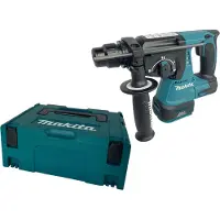 Makita DHR242ZJ, Schwarz, Blau, 2,4 cm, 950 RPM, 2 J, 4700 BPM, 1,3 cm