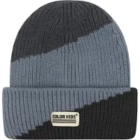 Color Kids - Kid's Beanie - Mütze Gr 56 cm grau