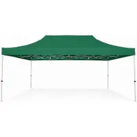 Ambitent Ersatzdach für Faltpavillon ALU 4x8 m – PVC 450 g/m², wasserdicht, ohne Gestell - Grün