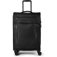 D & n lederwaren D&N Travel Line 9804 - 4-Rollen-Trolley M 68 cm erw. (black)
