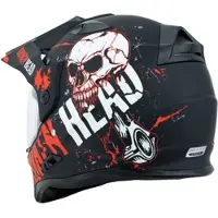 Broken Head (A-Minus-Ware) Endurohelm Bone Crusher Rot L (59-60 cm)