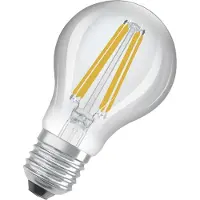 Ledvance LED Stromsparlampe, Filament Birne mit E27 Sockel, Warmweiß (3000K), 7,2 Watt, ersetzt herkömmliche 100W-Leuchtmittel, besonders hohe und stromsparend, 1er-Pack