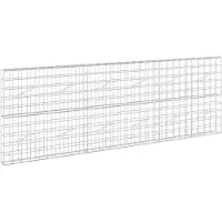 Syfax Gabione mit 3,5 mm Draht und 10x10 cm Maschen 300x10x100 cm