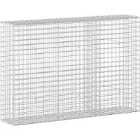 Syfax Gabione mit 3,5 mm Draht und 5x5 cm Maschen 150x30x100 cm