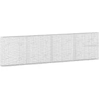 Syfax Gabione mit 3,5 mm Draht und 5x5 cm Maschen 400x20x100 cm