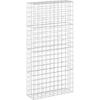 Syfax Gabione mit 3,5 mm Draht und 10x10 cm Maschen 100x30x200 cm
