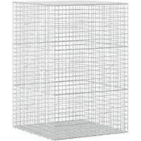 Syfax Gabione mit 3,5 mm Draht und 5x5 cm Maschen 100x100x150 cm