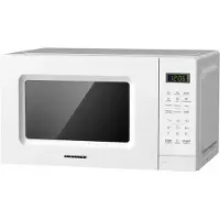 Heinner Mikrowelle HMW-MD20WHDG, 20 l, 700 W, 11 Leistungsstufen, Timer, Drehteller Ø 25,5 cm, Weiß