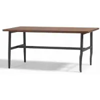 Xl Moebel Gmbh Moderner Gartentisch aus Holz und Metall für Terrasse und Garten