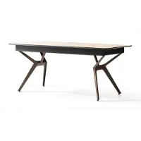 Xl Moebel Gmbh Esstisch Ausziehbar Light Beton HPL Beige Braun Metall Modern Design