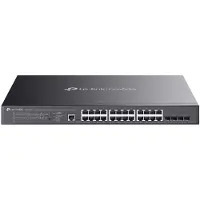 TP-LINK Omada SG3428XMPP, Managed, L2+, Gigabit Ethernet (10/100/1000), Power over Ethernet (PoE), Rack-Einbau, 1U