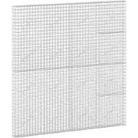 Syfax Gabione mit 3,5 mm Draht und 5x5 cm Maschen 200x10x200 cm