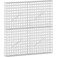 Syfax Gabione mit 3,5 mm Draht und 5x5 cm Maschen 100x10x100 cm
