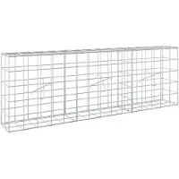Syfax Gabione mit 3,5 mm Draht und 10x10 cm Maschen 150x20x50 cm