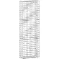 Syfax Gabione mit 3,5 mm Draht und 5x5 cm Maschen 50x20x150 cm