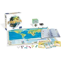 Huch Gesellschaftsspiel Fauna Brettspiel Karton Mehrfarbig Spiel besticht durch seine einzigartige Schätzmechanik
