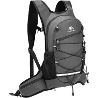 Merkloos Fahrradrucksack mit 8 Litern Volumen, Trinkblasenhalterung, reflektierenden Streifen und leichtem Nylonmaterial