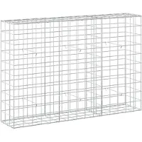 Syfax Gabione mit 3,5 mm Draht und 10x10 cm Maschen 150x30x100 cm