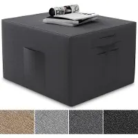 Merkloos Matratzenbezug Klappmatratze Sitzsack - 75 x 195 x 15 cm - Anthrazit - Mit Seitentaschen